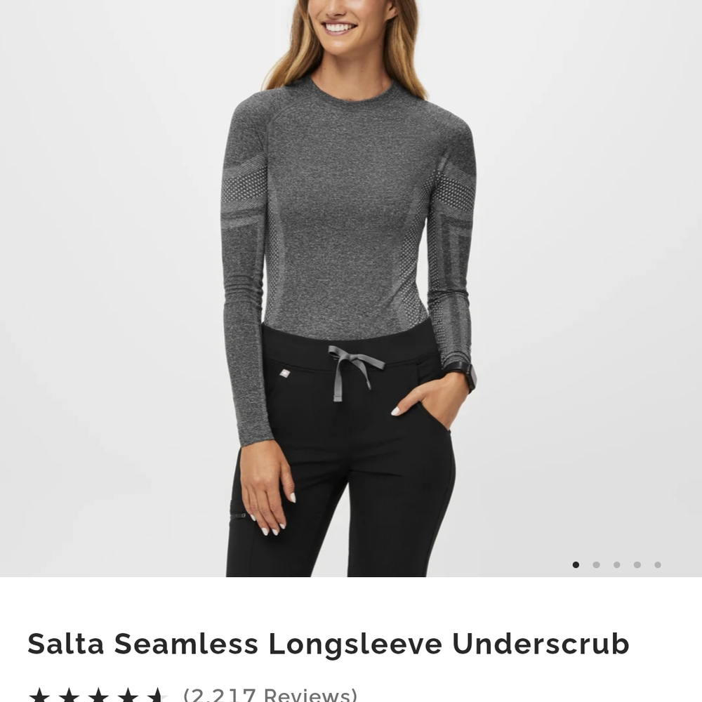 Salta Seamless Longsleeve Underscrub - Gray